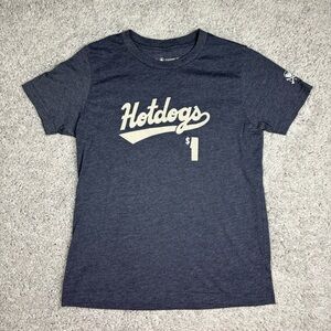 Cleveland Clothing Co Shirt Boys Large Hotdogs $1 Dollar Dogs Casual Tee Light